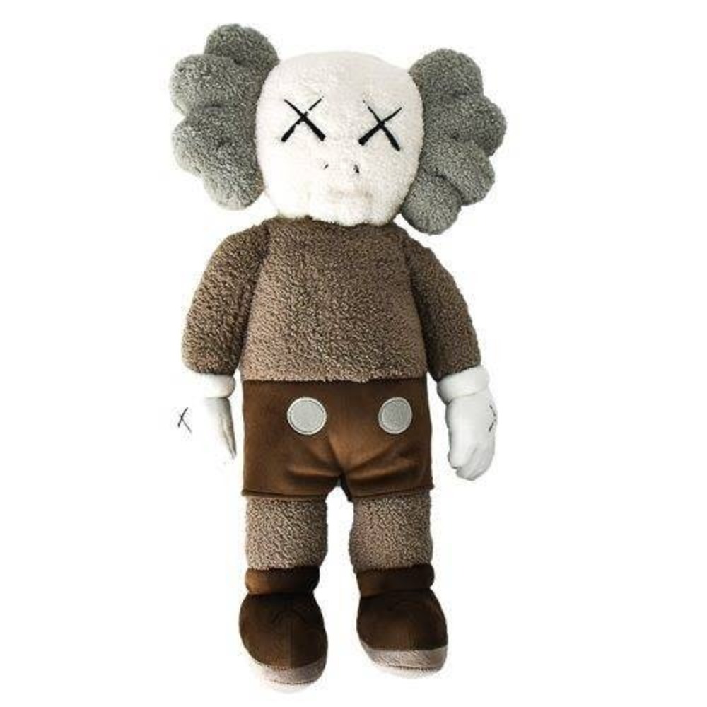 KAWS Holiday Hong Kong Companion‎ Plush Brown Grey 20in Collectible Art Toy NWT